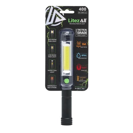 LITEZALL 400 Lumen COB LED Jumbo Pen Light with Task Light LA-TSK-8/32